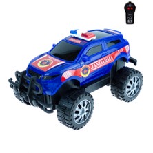 Erzi 1:24 Ölçek Uzaktan Kumandalı Jandarma Arabası Suv Yarım Fonksiyon