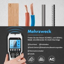 Anka Shop Duvarda Ahşap Metal Kabloları Algılamak Için Dedektörü Elektronik Sensör Duvar Tarayıcı Metal Dedektörü Pili LCD Ekranlı