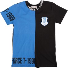 Bebelop Erkek Çocuk Baskılı Armalı T-Shirt