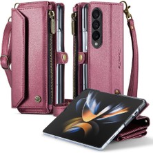 Mellow Mall Samsung Galaxy Z Için Crossbody Durumda Kat 4 5g Cüzdan Kılıf Kadınlar Için Kılıf (Yurt Dışından)