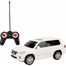 Suncon 1:24 Lexus Lx570 2015 Işıklı Uzaktan Kumandalı Araba - Beyaz Araba
