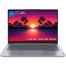 Lenovo ThinkBook 14 G6 IRL 21KG004NTRV2 Intel Core i7-13700H 64GB DDR5 512GB SSD 14 inç 60Hz WUXGA FreeDos Laptop