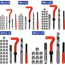Grayzer 131 Parça Helicoil Seti Vida Diş Tamir Takımı