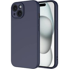 Miscase Iphone 15 Plus Ile Uyumlu Içi Kadife Yumuşak Silikon Lansman Telefon Kılıfı