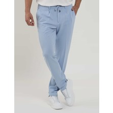 Dufy Mavi Erkek Slim Fit Fitilli Jogger Pantolon - 104486
