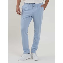 Dufy Mavi Erkek Slim Fit Fitilli Jogger Pantolon - 104486