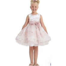 Pamina Kız Çocuk Krem -Pudra Elbise - Pamina - Pudra - 9 Yaş - 33067-PUDRA-9 Yaş
