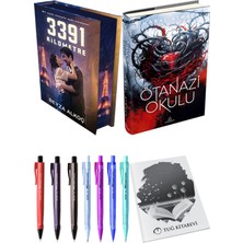 3391 Kilometre Film Özel Baskı - Ötanazi Okulu 4+ Kalem + Kalem + Not Defteri
