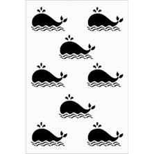 Stencil Sarayi Boyama Şablon Zemin Deseni - 8327