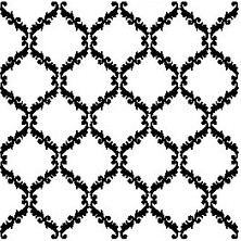 Stencil Sarayi Boyama Şablon Zemin Deseni - 4353