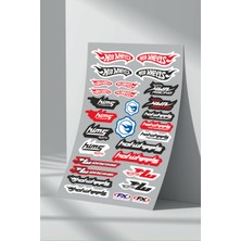 Stickermarket Sponsor Motosiklet Bisiklet Araç Sticker Seti (13)