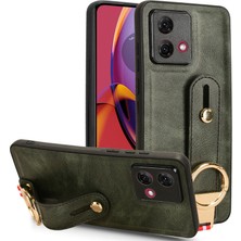 Seniee Motorola Moto G84 5g Bileklikli Darbeye Dayanıklı Deri Telefon Kılıfı (Yurt Dışından)