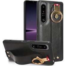 Seniee Sony Xperia 10 Iıı Bileklikli Darbeye Dayanıklı Deri Telefon Kılıfı (Yurt Dışından)