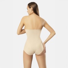 Papatya 0720 Lazer Kesim Yüksek Bel Slip Korse