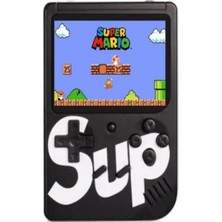 Cosmostech Sup Game Box Plus 400 Oyunlu Taşınabilir Mario Oyunlu Retro El Atarisi Siyah