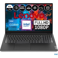 Lenovo V15 G4 Intel Core I5-12500H 16GB 512GB SSD Freedos 15.6" Fullhd 250NIT Taşınabilir Bilgisayar 83FS001XTR-16512