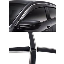 Car Pazar Mercedes 190E 190D W201 Kasa Krom Cam Rüzgarlığı 1983-1993