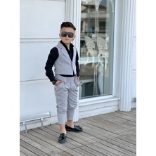 Uğur Böceği Çocuk Uğurböceğiçocuk Vildan Yelekli 3'parça Erkek Çocuk Takım