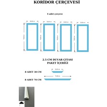 Diecor Dekoratif Boyanabilir Antre ve Koridor Çerçevesi, Duvar Çıtası