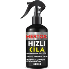 Mertox Oto Araç Araba Pasta Cila Temizlik Seti 4X500ML-İNCE Çizik+Orta Çizik+Hızlı Cila+Şampuan