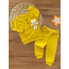 Murat Baby Neşeli Bebeklerimize Oyuncaklı Penye Takım Sarı