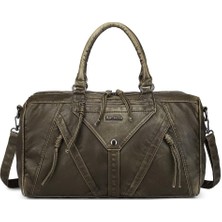 Barcelona Yıkama Deri Askılı Kadın Spor Çantası 21-K Barcelona 1886