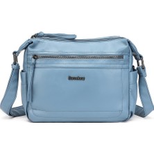 Barcelona Yıkama Deri Postacı Askılı Soft Kadın Çantası 21-K Barcelona 1875