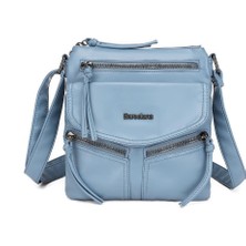 Barcelona Yıkama Deri Postacı Askılı Soft Kadın Çantası 21-K Barcelona 1877