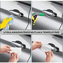 Modifiye Fabrikası Seat Fr Marka Uv Baskılı Kapı Kolu Koruma Ppf Folyo Seti Çizik Önleyici 8'li Set