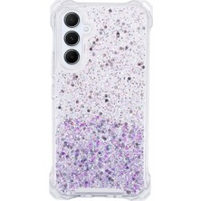 Seashell Digital Samsung Galaxy S24+KILIF Tpu+Akrilik Gradyan 4 Köşe Düşme Önleyici Telefon Kapağı-Pembe+Mor (Yurt Dışından)