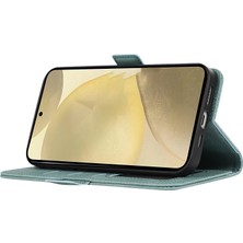 Seashell Digital Samsung Galaxy Xcover7 Kılıf Yan Manyetik Kapatma Kart Yuvaları Rfıd Engelleme Telefon Kapağı-Bebek Mavisi (Yurt Dışından)