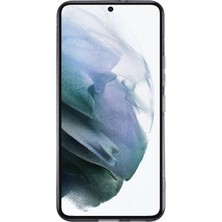 Seashell Digital Samsung Galaxy S21+5G Ince Kılıf Parıltılı Yüzey Tpu Telefon Kapağı-Şeffaf Siyah (Yurt Dışından)