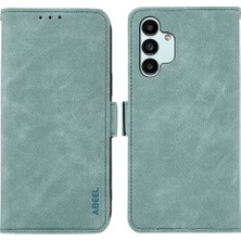 Seashell Digital Samsung Galaxy A04S 4G(164.7 x 76.7 x 9.1 Mm) Kılıf Rfıd Engellemeli Deri Telefon Kılıfı-Bebek Mavisi (Yurt Dışından)