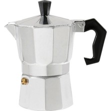 Tekno Trust Gümüş Moka Pot Express- Espresso Kahve Demleme Makinesi 3 Kişilik - Espresso Kahve Demleme 3 Cup Al