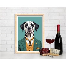 Decotorium Çerçeveli Tablo Anımal Kıngdom-Dog Serisi Mdf Tablo DOG/002