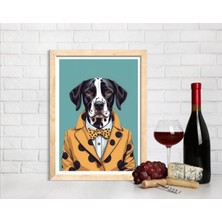 Decotorium Çerçeveli Tablo Anımal Kıngdom-Dog Serisi Mdf Tablo DOG/003