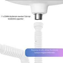 Desiphon Lavabo Sifonları Için Körüklü Boru