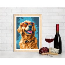 Decotorium Çerçeveli Tablo Anımal Kıngdom-Dog Serisi Mdf Tablo DOG/004
