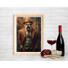 Decotorium Çerçeveli Tablo Anımal Kıngdom-Dog Serisi Mdf Tablo DOG/006