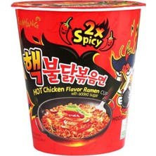 Samyang 2x Spicy Hot Chicken Flavour Ramen Mini Cup  70 G (Helal Sertifikalı)