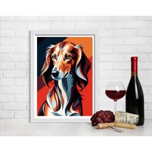 Decotorium Çerçeveli Tablo Anımal Kıngdom-Dog Serisi Mdf Tablo DOG/009