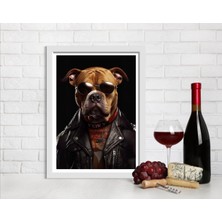 Decotorium Çerçeveli Tablo Anımal Kıngdom-Dog Serisi Mdf Tablo DOG/010