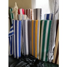 Karmaş Home Balkon Perdesi Yeşil/beyaz
