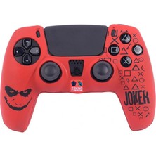 Beboncool Ps5 Dualsense Uyumlu Joystick Koruyucu Silikon Kılıf Kırmızı Joker