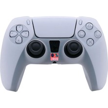 Beboncool Ps5 Dualsense Uyumlu Joystick Koruyucu Silikon Kılıf Soft Silikon-Beyaz