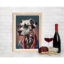 Decotorium Çerçeveli Tablo Anımal Kıngdom-Dog Serisi Mdf Tablo DOG/017