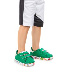 Kiko Kids Perforated Cırtlı Işıklı Erkek Bebek Spor Ayakkabı
