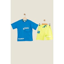 Kids Little Store Baskılı Cepli Erkek Çocuk Takım (3-6 Yaş )