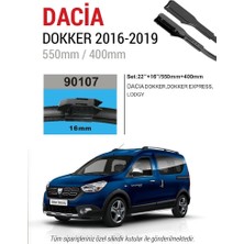 Arslan Oto Dacia Dokker-Loddgy 2015-2020 Silecek Takımı  (Cam Sabunu Hediyeli)