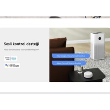 Xiaomi Anti Alerjik Akıllı Hava Temizleyici 48M2 Etkili Alan Virüs Polen Hapseder Wi-Fi ve Sesli Kontrol Lambader Hediyeli